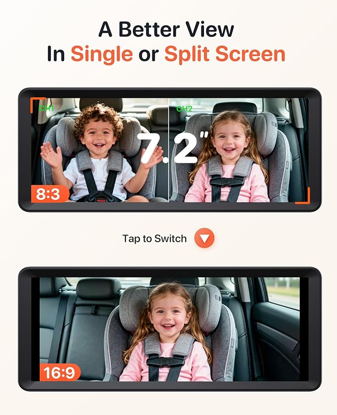 Luckview BM5 MAX 1080P Dual Baby Car Camera - Image 2