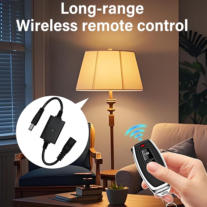 DC 3.6V-24V 5V Wireless Remote Control Switch 5.5 mm x 2.5 mm Plug 2 - Image 3