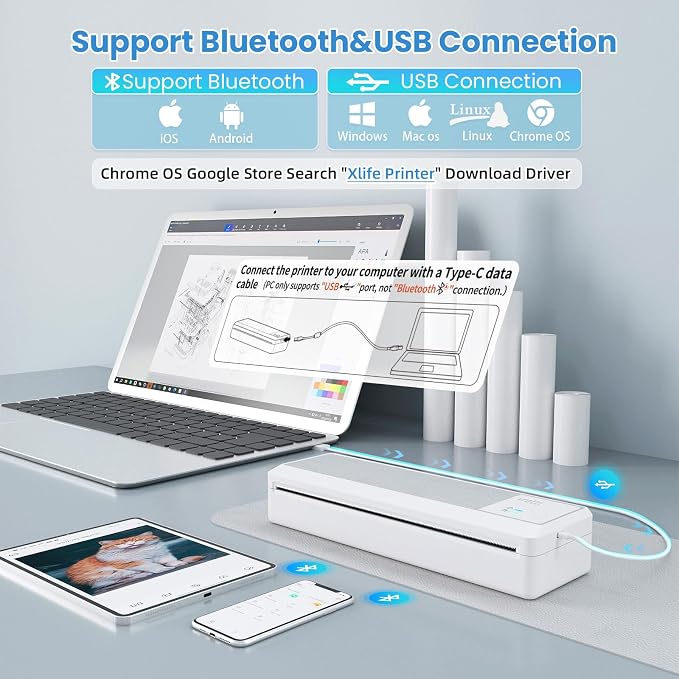 vretti P83 Portable Printers Wireless - Image 2