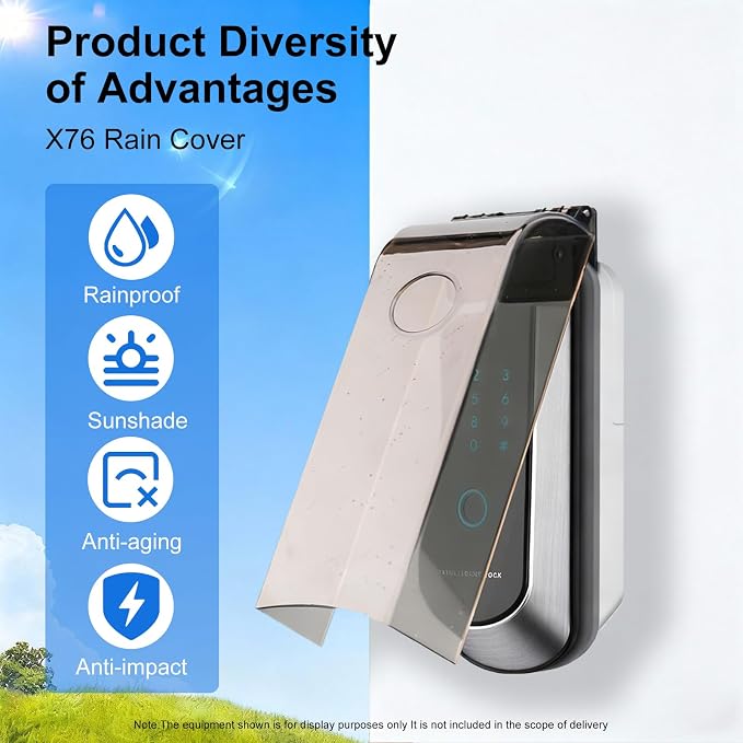 Outdoor Weatherproof Flip-top Cover, Plastic Sunshade and Rain Protection - Image 4