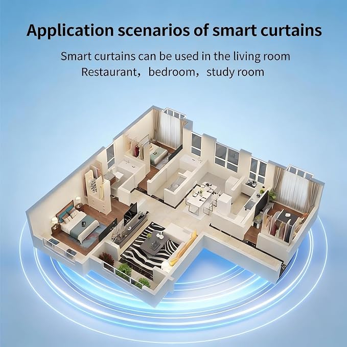 Mini WiFi Motor with Plug for Smart Curtain Track System, Automatic Ceiling - Image 9