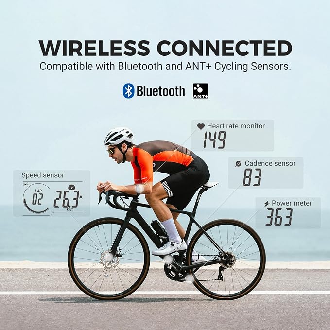 COOSPO CS300 GPS Bike Computer, Wireless Cycling Computer - Image 3