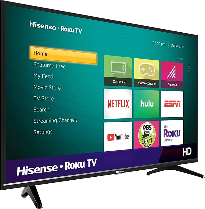 Hisense 32-Inch Class H4 Series LED Roku Smart TV with Alexa Compatibility (32H4F, 2020 Model) - Image 4
