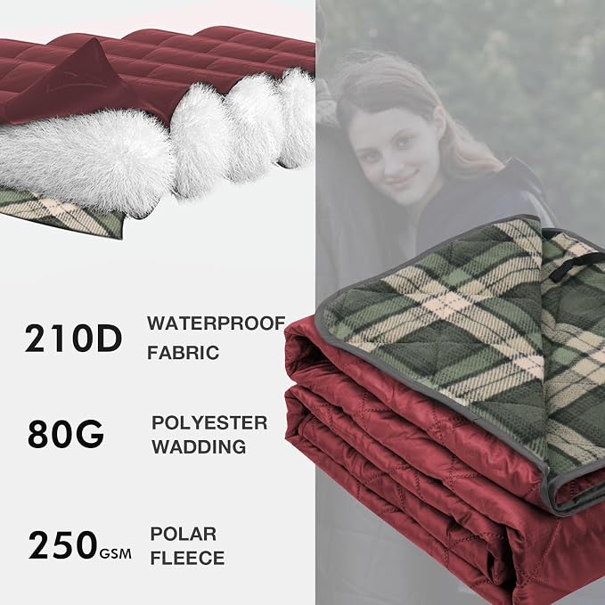 DUKUSEEK Waterproof Camping Blanket - Image 2