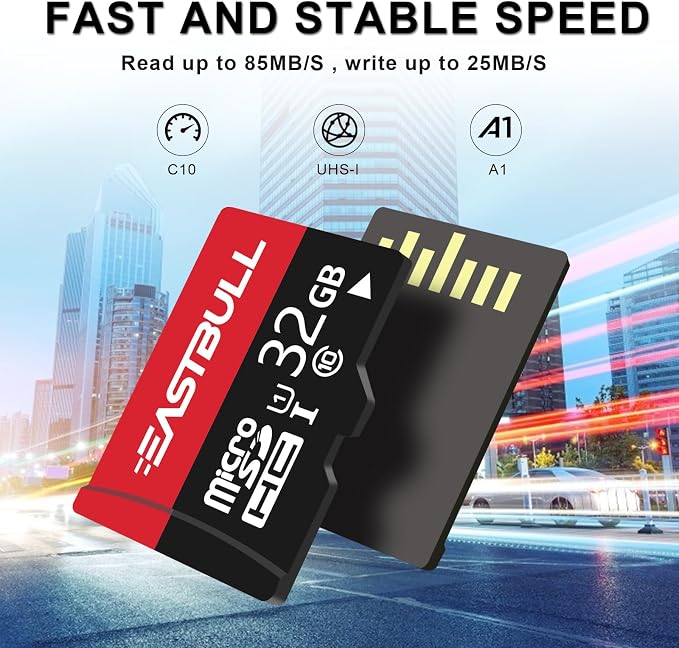 EASTBULL 32GB 5-Pack of Micro SD Cards, 32GB SD Cards Pack Full HD Video 90MB/s - Image 3