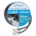 Cat 6 Patch Cable 15 feet, Slim Cat6a Ethernet Cable 10Gbps 550Mhz, UTP Pure by Unknown