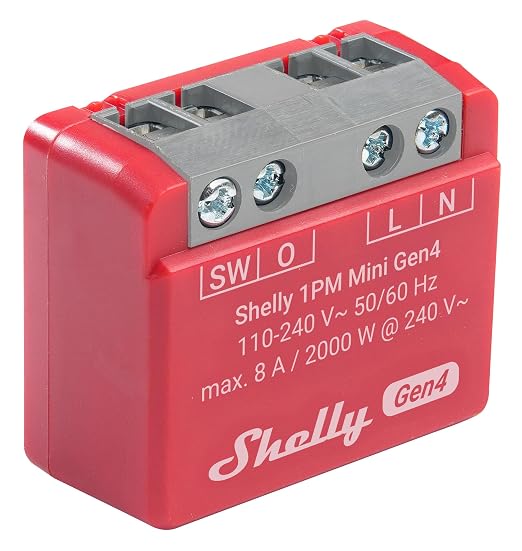 Shelly 1PM Mini Gen4 | Wi-Fi, Matter Smart Relay Switch - Image 8
