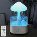Rain Cloud Humidifier for Bedroom with Remote Control, Built-in Sound Speaker, Aromatherapy Water Drip Diffuser, LED Night Light & Raindrop Sounds for Sleep and Relaxation by Mystiq