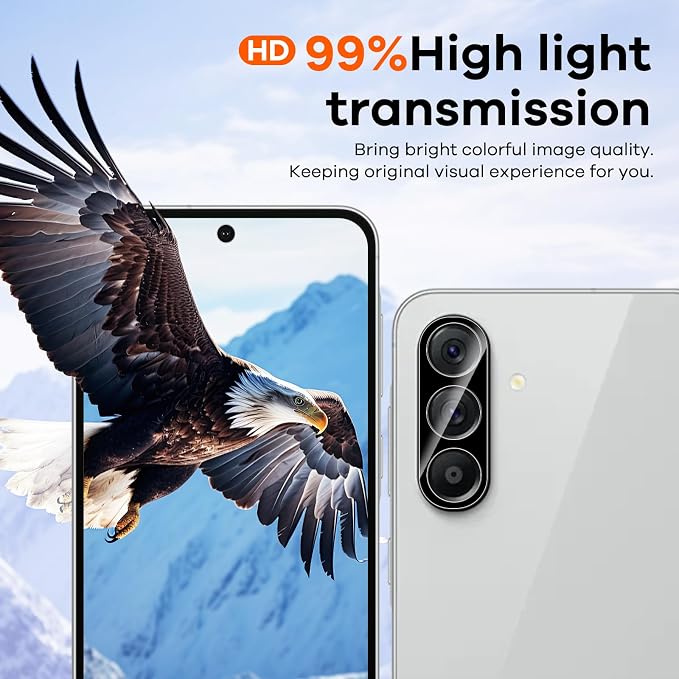 4+4 Pack for Samsung Galaxy A56 5G Screen Protector & Phone Camera Lens - Image 6