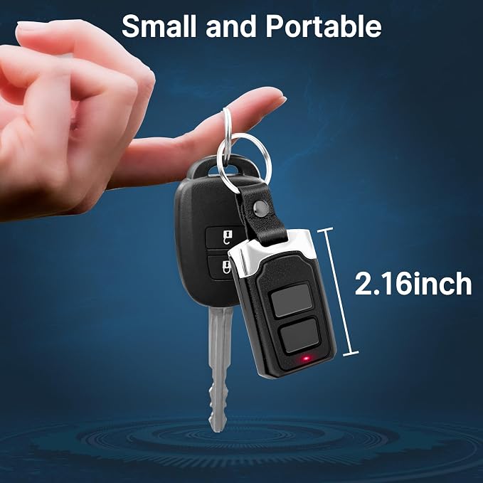 2 for Chamberlain LiftMaster Craftsman Garage Door Opener Remote Keychain | - Image 7