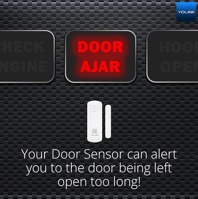 YoLinK LoRa Smart Door Sensor Starter Kit: 1/4 Mile Open-Air Range, Door - Image 4