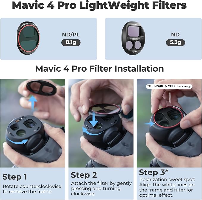 Freewell Bright Day 4-Pack ND/PL Filters - Image 3