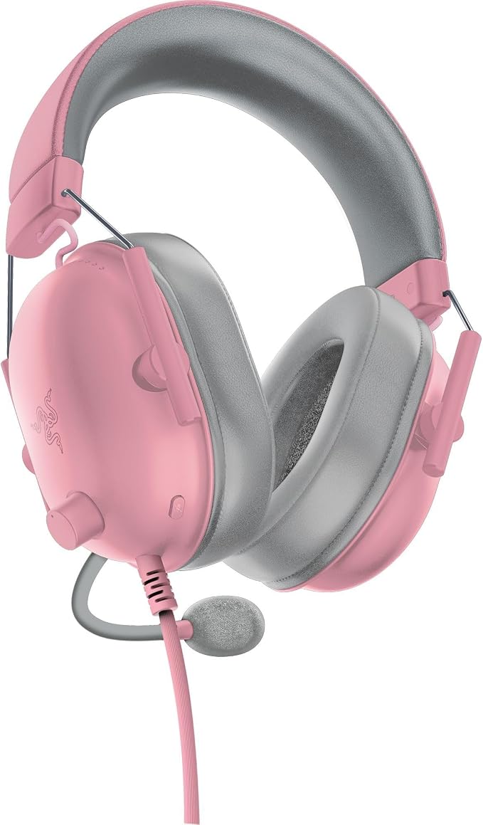Razer BlackShark V2 X Wired Xbox Gaming Headset, Pink | 50mm Drivers, Cardioid Mic, Lightweight, Comfortable Noise Isolating Earcups, For Xbox Series X, Series S, PS5, PC, Switch - Image 10