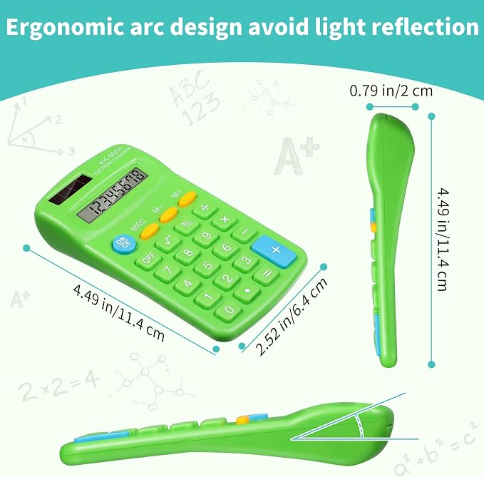 30 Pack Pocket Calculator Small Battery Powered Bulk Mini Size 4 Function Hand - Image 4