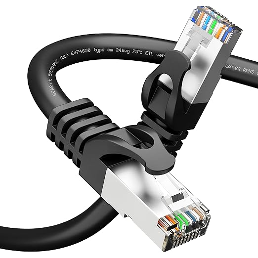 GEARit Cat6A Ethernet Cable 10Gbps Snagless Shielded SSTP, SFTP Shielded by GEARit