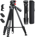 CAMBOFOTO 72" Camera Tripod, Professional Aluminum Tripod Stand by CAMBOFOTO