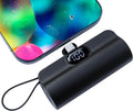 Mini power bank 5500mAh Portable Power Bank,Dual USB-C ports Cell Phone Power Charger, LCD LED Display Battery Compatible with iPhone17/16/15 plus/15 pro/15 pro Max/Android phone/Samsung/Moto/LG etc by BytePower