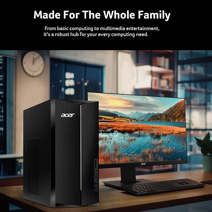 Acer Aspire Business Desktop | 16GB DDR5 RAM, 1TB Storage(512GB SSD & 500GB HDD) | Intel 4-core i3 (Beat i5-12400T) | WiFi6+Bluetooth5.1 | Keyboard+Mouse | Windows 11 Pro - Image 4