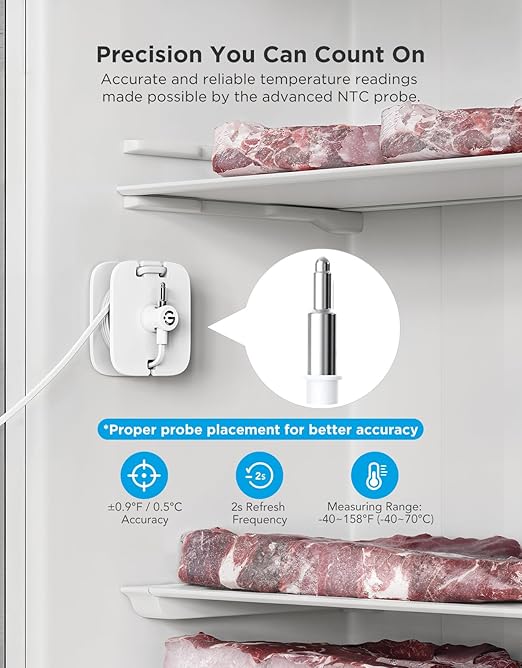 GoveeLife WiFi Refrigerator Thermometer - Image 4