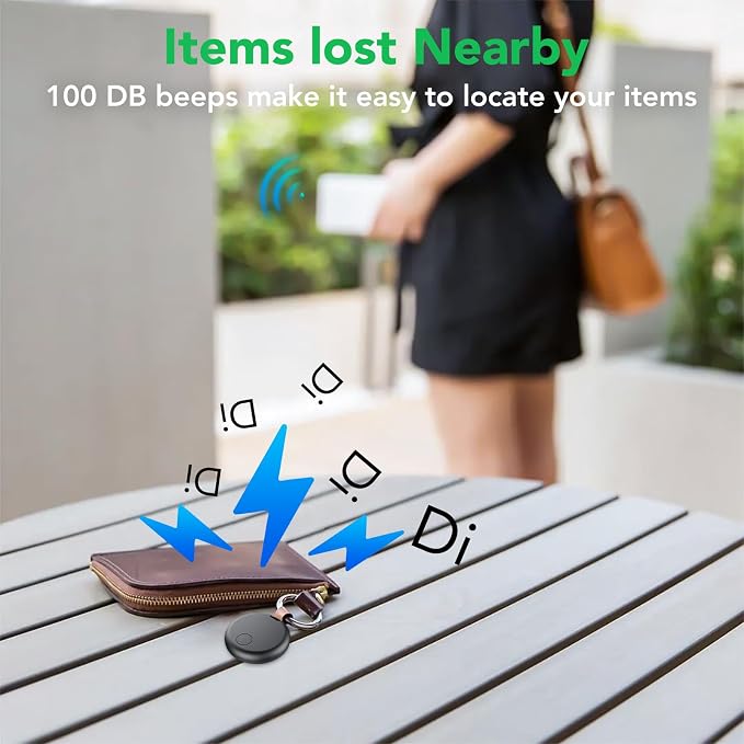 Air Tracker Tags-4 Pack: Smart Bluetooth Tracker, Item Finder Works - Image 4