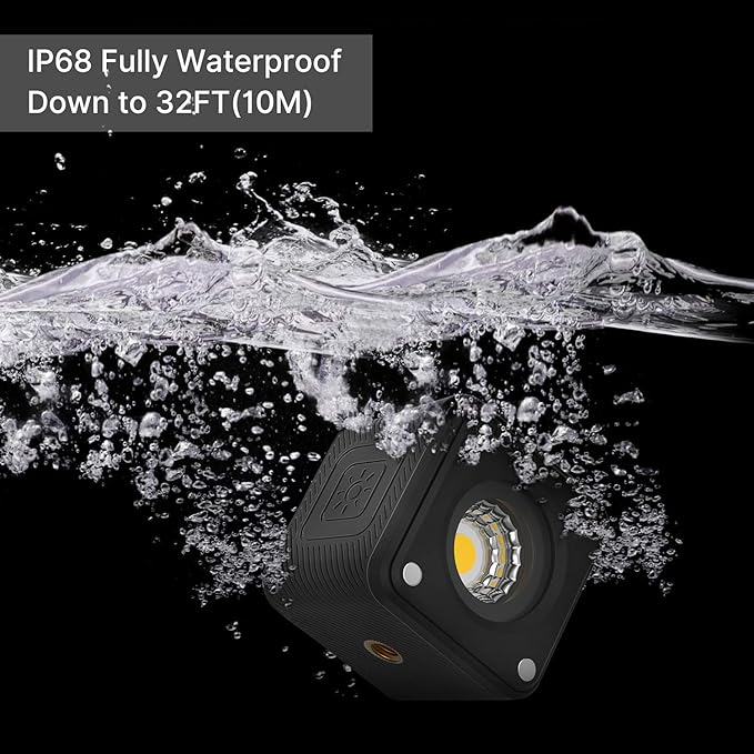 ULANZI LED Video Light Waterproof IP68 Camera Lighting Kit Mini Cube - Image 2