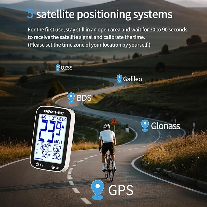 GPS Bike Computer Wireless Cycling Computer - Image 6