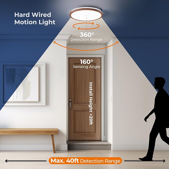 Matane Motion Sensor LED Ceiling Light - Image 4
