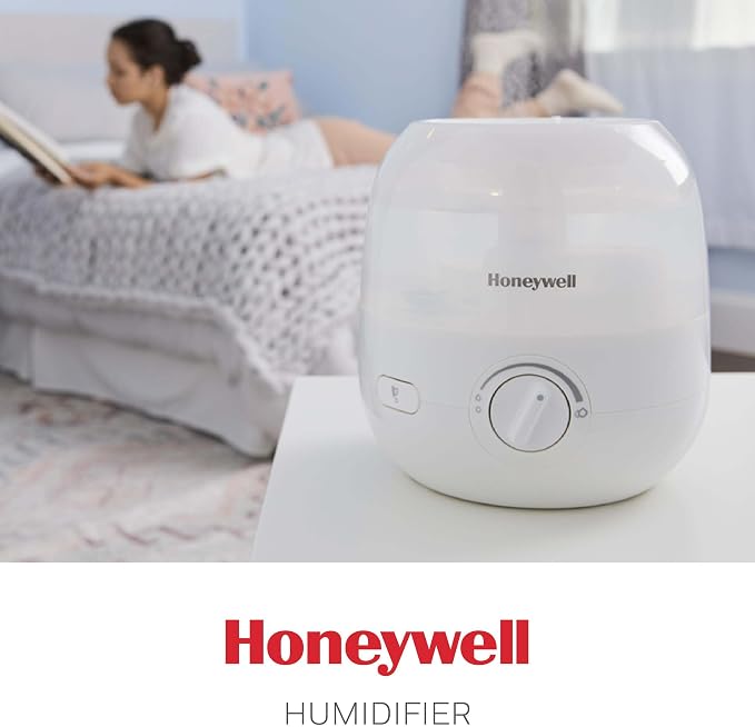 Honeywell Mini Cool Mist humidifier, Easy to Fill and Clean, humidifier for small Bedroom, Kids Rooms, or office. Ultra Quiet Operation and Auto Shut-Off - White, HUL525W - Image 7