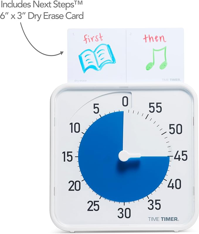 Time Timer Original 8" Visual Countdown Timer – Medium 60-Minute Silent - Image 2