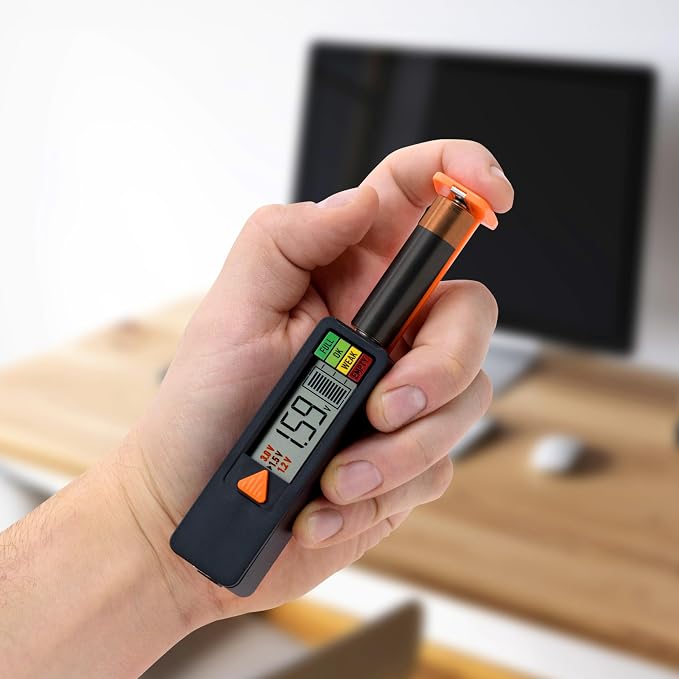 La Crosse 911-65557-INT Portable Digital Battery Tester,Black - Image 2