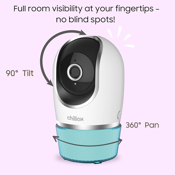 CHILLAX DM568 Video Baby Monitor – 2K QHD Baby Monitor - Image 5