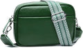 Small Crossbody Bags for Women Genuine Leather, Guitar Strap Shoulder Handbag by Utenwat