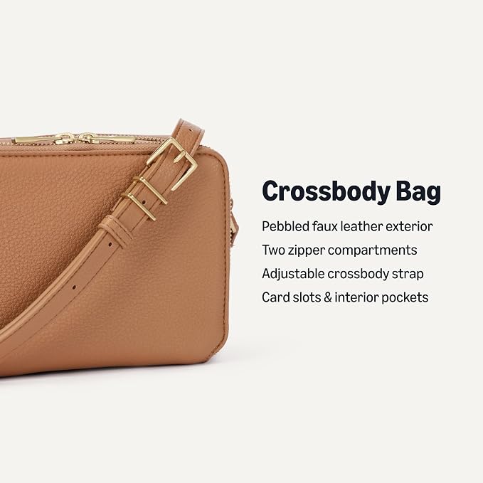 Amazon Essentials Women's Boxy Crossbody Bag - Image 2