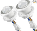 2 Pack PIR Motion Sensor Light Switch, AC 110-240V Adjustable LUX Light by Unknown