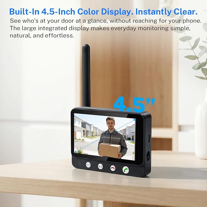 Wireless Doorbell Camera Video Monitor - Image 5