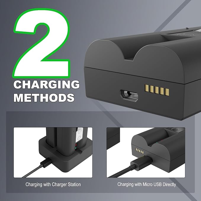 4-Pack Replacement Battery for Ring Doorbell - 7200mAh Rechargeable Camera - Image 4
