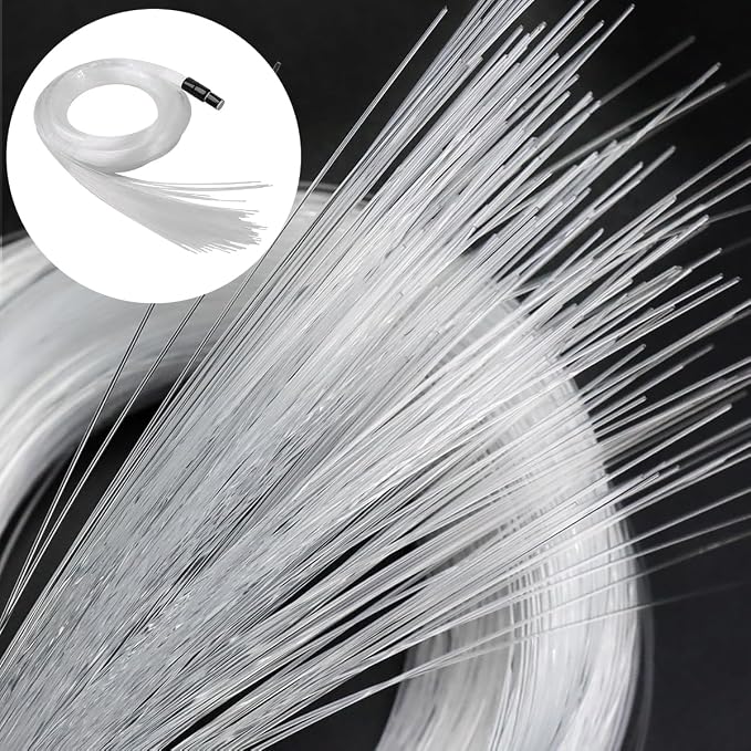 AKEPO PMMA END Glow Fiber Optic 100pcs 9.8ft/3m Ф0.03in Fiber Strands - Image 2