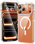 toushion 3 in 1 for iPhone 17 Pro Max Case Clear Bumper, Fits MagSafe, by Unknown