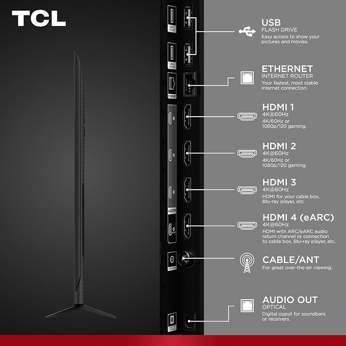 TCL 85-Inch F7D Series 4K QLED (85F7D 2026 Model) with Dolby Vision HDR & Dolby Atmos Smart TV with Fire TV, Alexa+, Game Accelerator 120, High Brightness+ LED Backlight, Dolby Atmos and Voice Control - Image 3