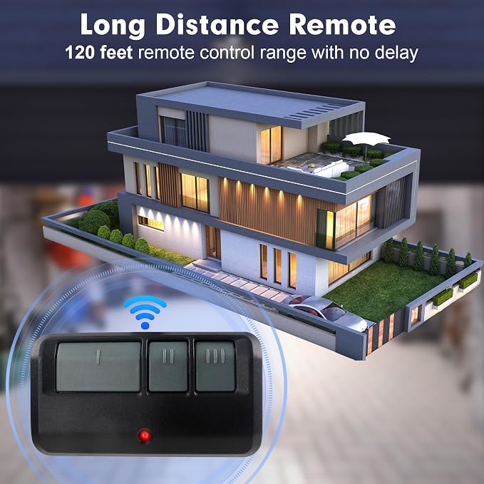 893MAX Garage Door Opener Remote, - Image 5