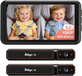 Babyvue BV6PRO Wireless Dual Car Camera Baby Monitor Fast Setup, HD1080P by BabyVue