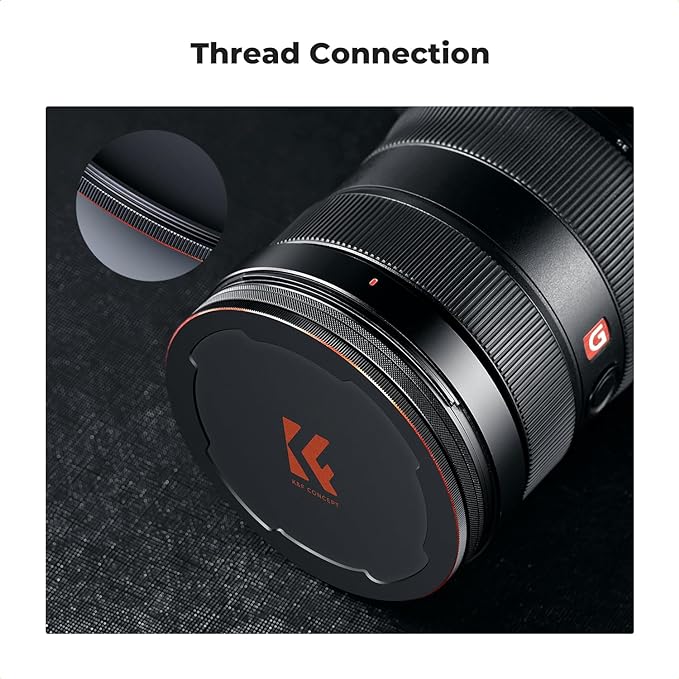 K&F CONCEPT 77mm Thread & Magnetic 2-in-1 Lens Filter Cap Only Compatible - Image 4