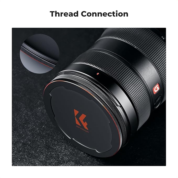 K&F CONCEPT 82mm Thread & Magnetic 2-in-1 Lens Filter Cap Only Compatible - Image 4