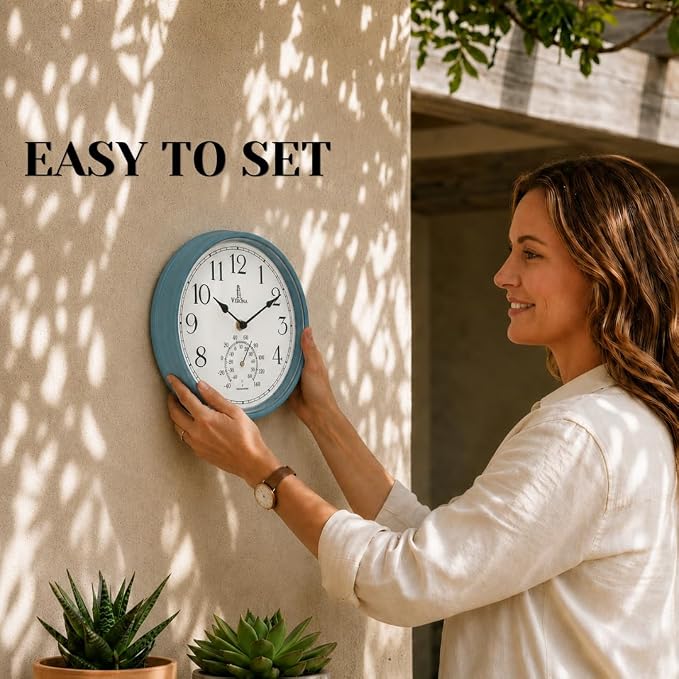 Outdoor Clocks for Patio Waterproof - Image 5