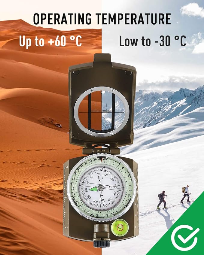 Eyeskey Multifunctional Tactical Survival Military Compass - Image 5