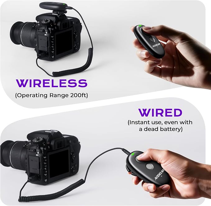 for Nikon Camera Rechargeable Remote Shutter Release - Image 4