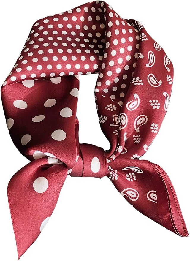 Silky Scarf for Women Lightweight Satin Bandanas Neck Hair Wrap For Sleeping by OnllhNiceScarfForWomen