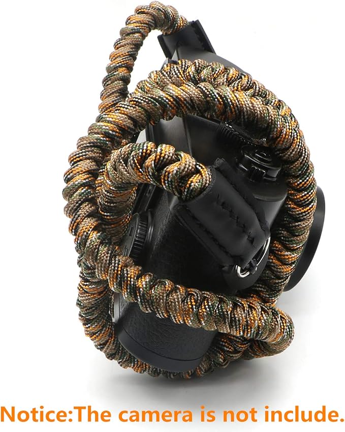 Paracord Woven Camera Neck Shoulder Strap Belt Hand Compatible - Image 5
