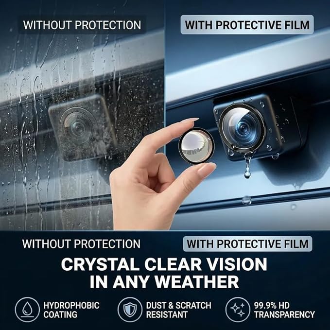 Car Camera Lens Protector, Anti-Rain Car Reversing Cameras Protection, Simple - Image 4