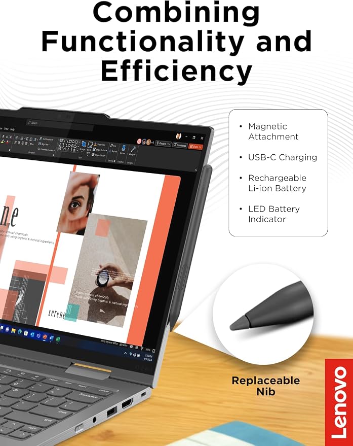 Lenovo Yoga Pen, Rechargeable Stylus - Image 4